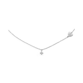 Le Bebe' - Collana Per Sempre - Oro Bianco - Diamante