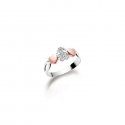 Le Bebe' - Anello Girocuore - Oro Bianco - Diamanti