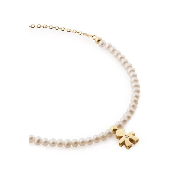 Le Bebe' - Bracciale Le Perle - Oro Giallo - Diamante