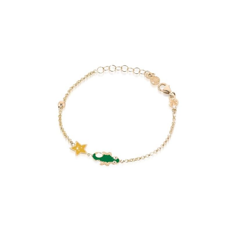 Le Bebe' - Bracciale Fortuna - Oro Giallo - Stellina