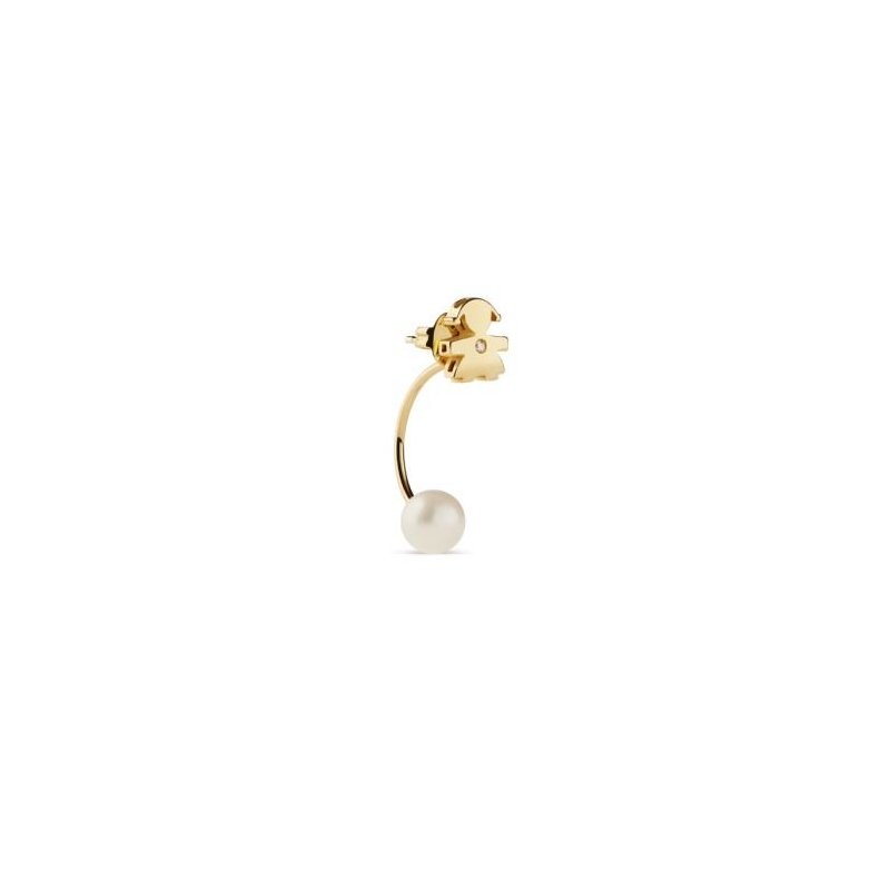 Le Bebe' - Mono Orecchino - Oro Giallo - Diamante