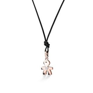Le Bebe' - Ciondolo I Classici - Oro Rosa - Diamanti