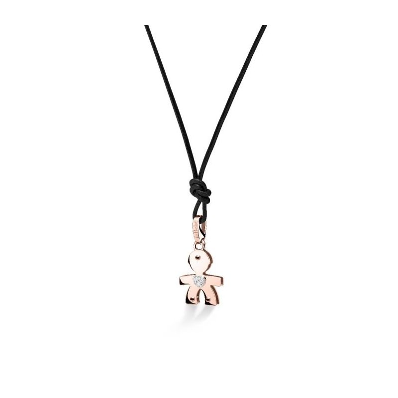 Le Bebe' - Ciondolo I Classici - Oro Rosa - Diamanti
