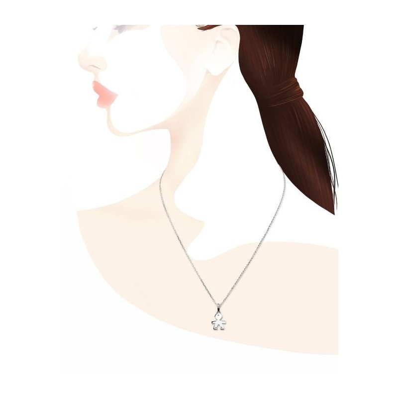Le Bebe' - Collana In Oro Bianco - Elegante
