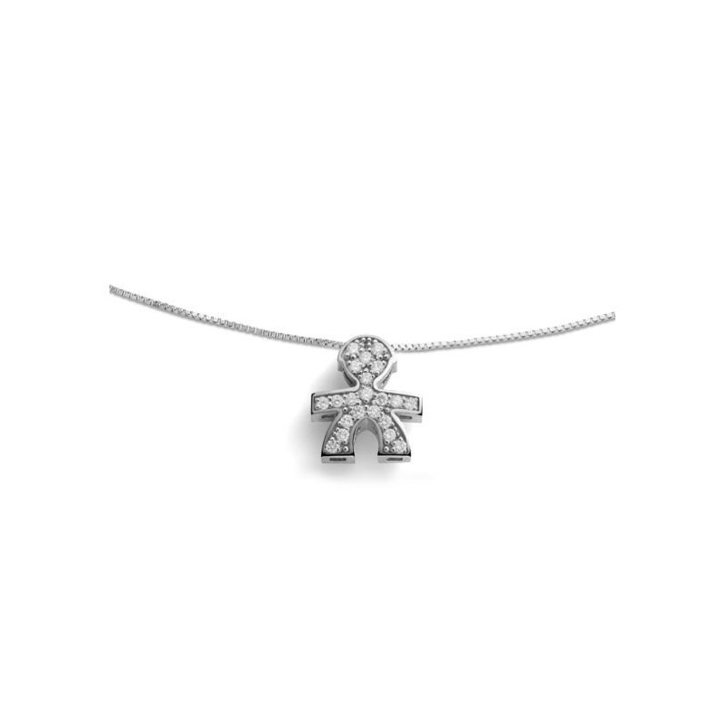 Le Bebe' - Ciondolo I Tesorini - Oro Bianco - Diamanti