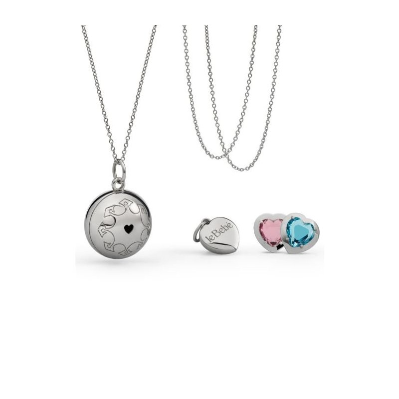 Le Bebe' - Collana Suonamore - Argento - Due Pietre