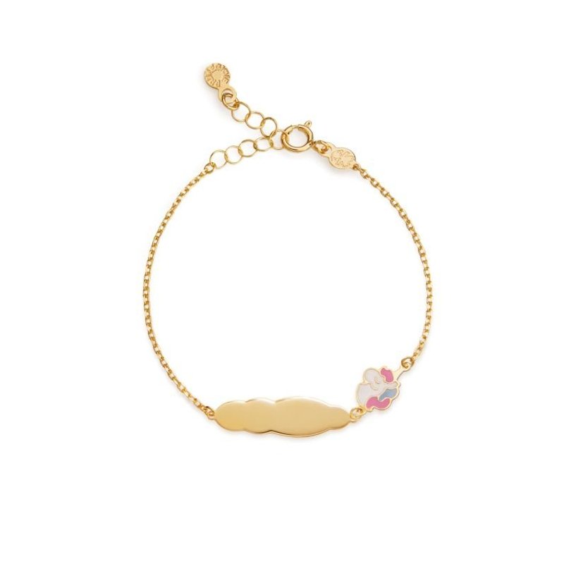 Le Bebe' - Bracciale Toys - Oro Giallo - Unicorno