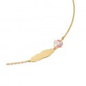 Le Bebe' - Bracciale Toys - Oro Giallo - Unicorno
