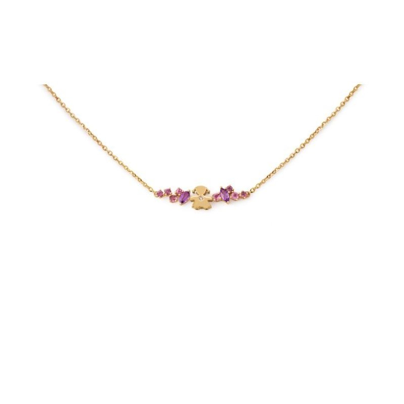 Le Bebe' - Collana Les Bonbons - Oro Giallo - Ametiste