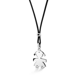 Le Bebe' - Ciondolo I Classici - Oro Bianco - Bimba