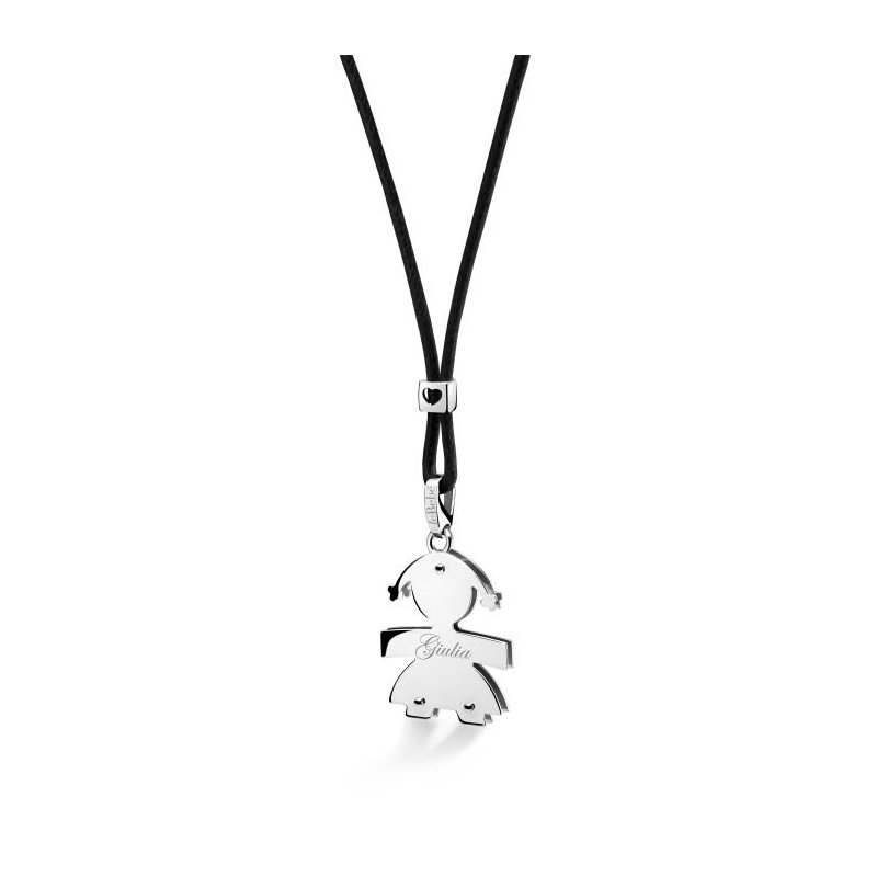 Le Bebe' - Ciondolo I Classici - Oro Bianco - Bimba
