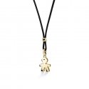 Le Bebe' - Ciondolo Sagoma Bimbo - Oro Bianco 9Kt