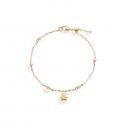 Le Bebe' - Bracciale Sagoma Bimba - Oro Giallo - Diamante