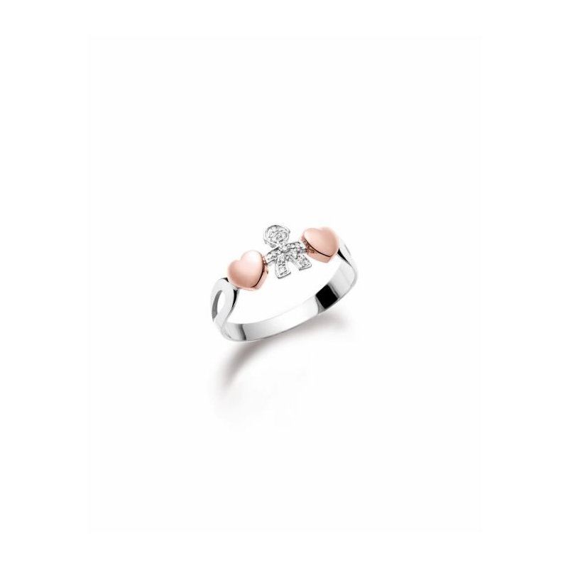 Le Bebe' - Anello I Preziosi - Oro Bianco - Diamanti