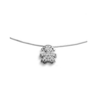 Le Bebe' - Ciondolo I Tesorini - Oro Bianco - Diamanti
