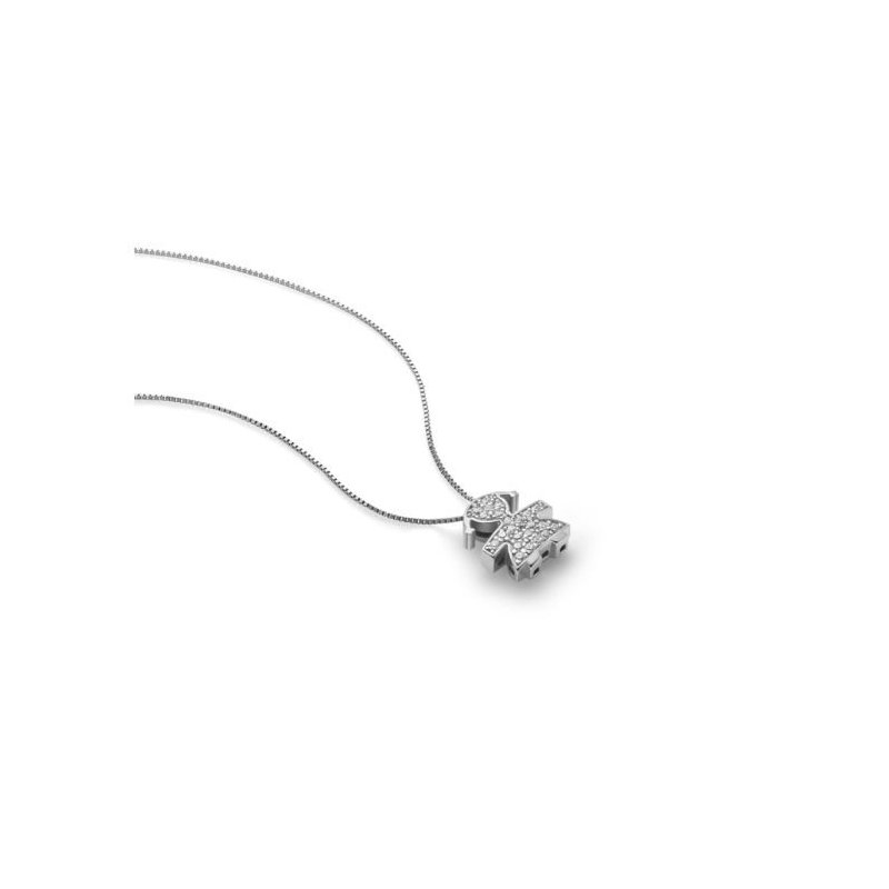 Le Bebe' - Ciondolo I Tesorini - Oro Bianco - Diamanti