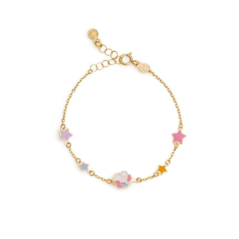 Le Bebe' - Bracciale Toys - Oro Giallo - Unicorno