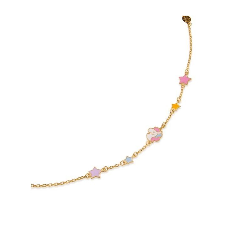 Le Bebe' - Bracciale Toys - Oro Giallo - Unicorno