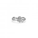 Le Bebe' - Anello Girocuore - Oro Bianco - Diamanti