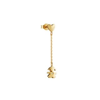 Le Bebe' - Mono Orecchino Les Petits - Oro Giallo - Diamante