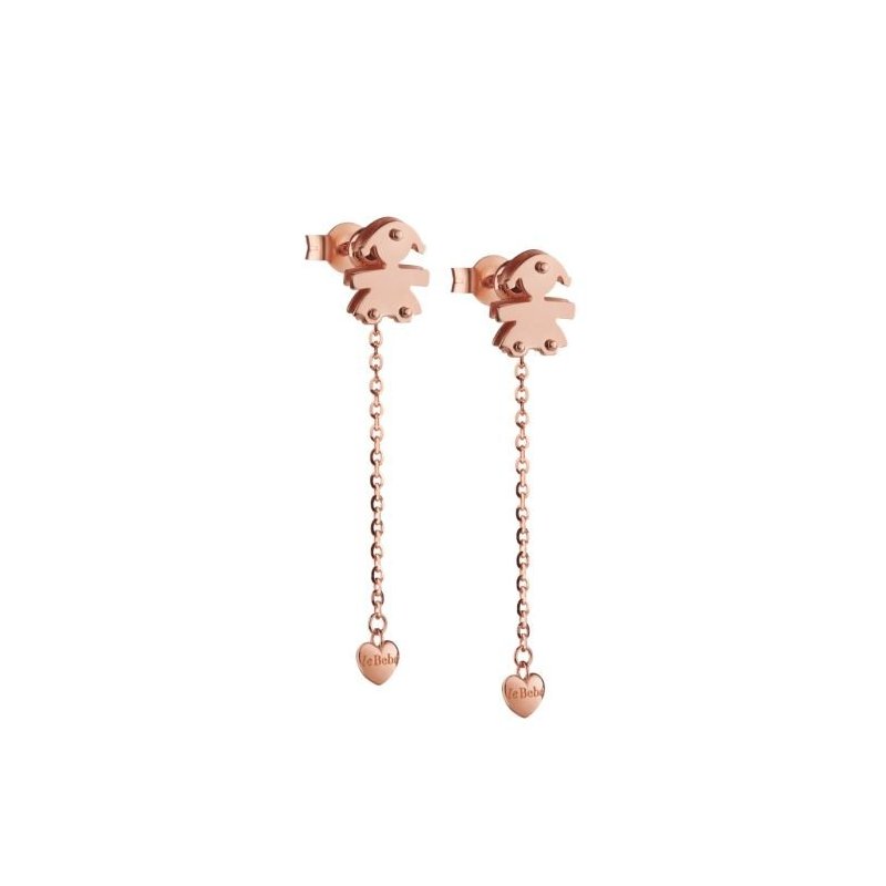 Le Bebe' - Orecchini I Classici - Oro Rosa - Cuore