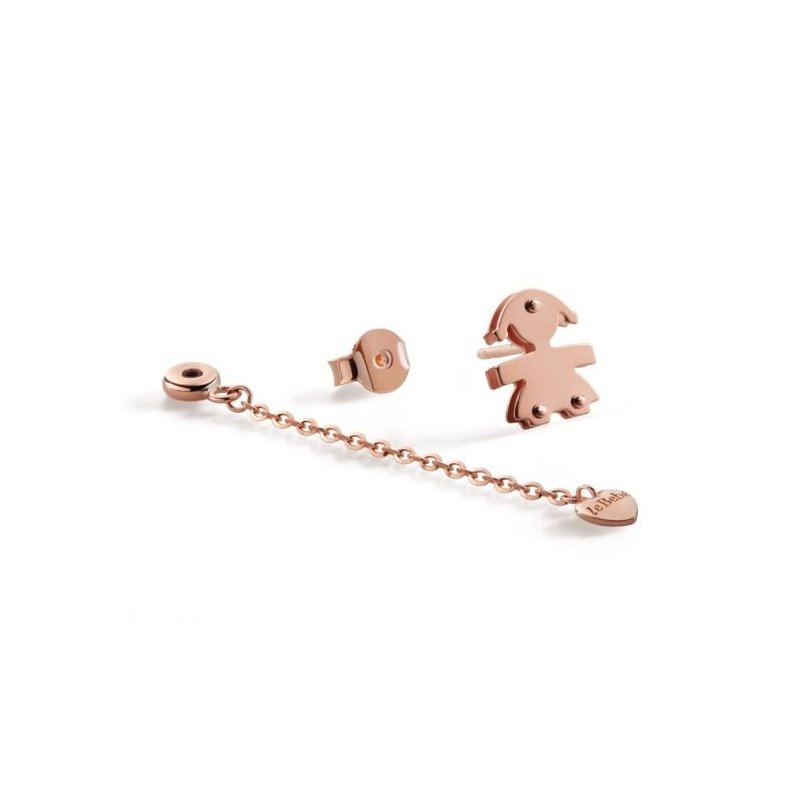 Le Bebe' - Orecchini I Classici - Oro Rosa - Cuore