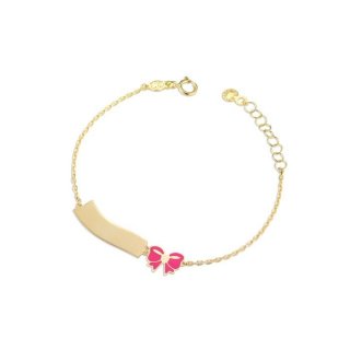 Le Bebe' - Bracciale Toys - Fiocco - Oro Giallo