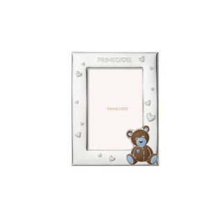 Le Bebe' - Cornice Toys - Orsetto Azzurro - Cuori