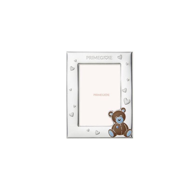 Le Bebe' - Cornice Toys - Orsetto Azzurro - Cuori