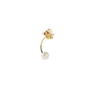 Le Bebe' - Mono Orecchino - Oro Giallo - Diamante