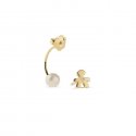 Le Bebe' - Mono Orecchino - Oro Giallo - Diamante