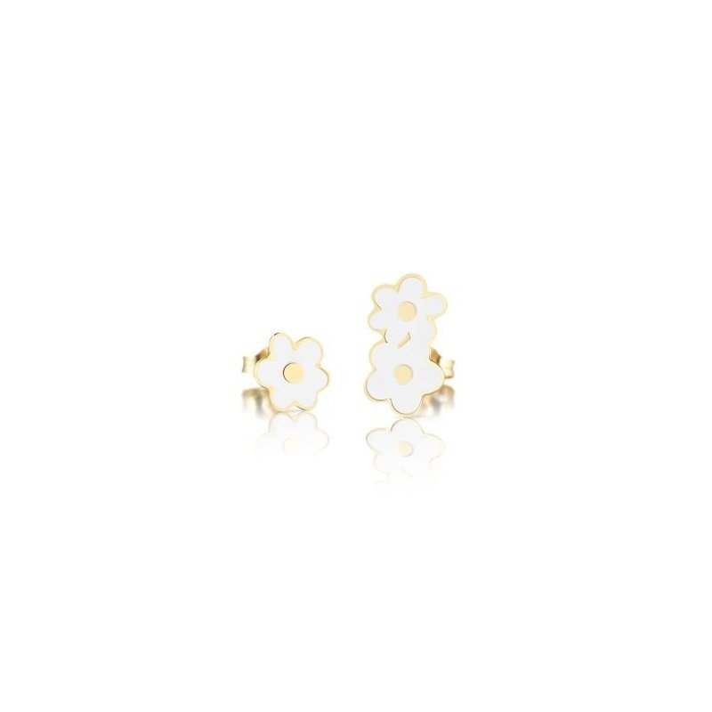 Le Bebe' - Orecchini Toys - Fiore - Oro Giallo