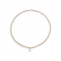 Le Bebe' - Collana Le Perle - Oro Bianco - Diamante