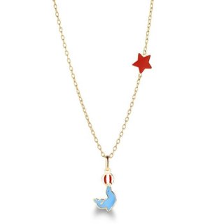 Le Bebe' - Collana Circo - Oro Giallo - Foca