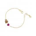 Le Bebe' - Bracciale Toys - Oro Giallo - Cuore
