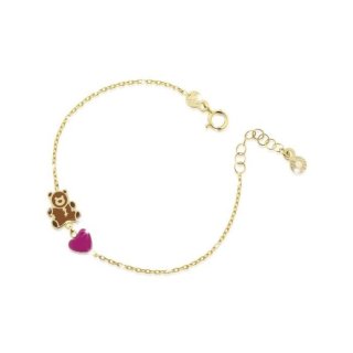 Le Bebe' - Bracciale Toys - Oro Giallo - Cuore