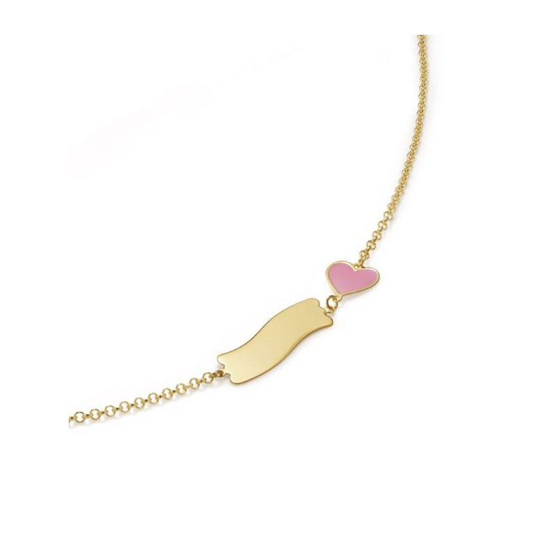 Le Bebe' - Bracciale Fortuna - Oro Giallo - Cuore