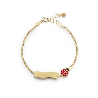Le Bebe' - Bracciale Fortuna - Oro Giallo - Coccinella