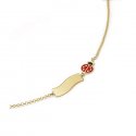 Le Bebe' - Bracciale Fortuna - Oro Giallo - Coccinella