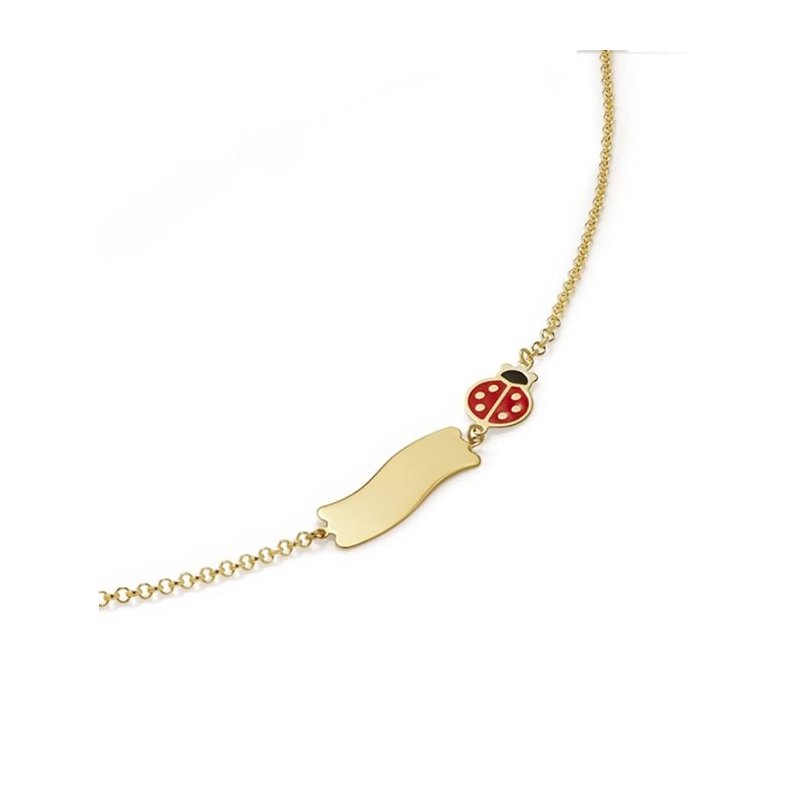 Le Bebe' - Bracciale Fortuna - Oro Giallo - Coccinella