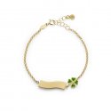 Le Bebe' - Bracciale Fortuna - Oro Giallo - Quadrifoglio