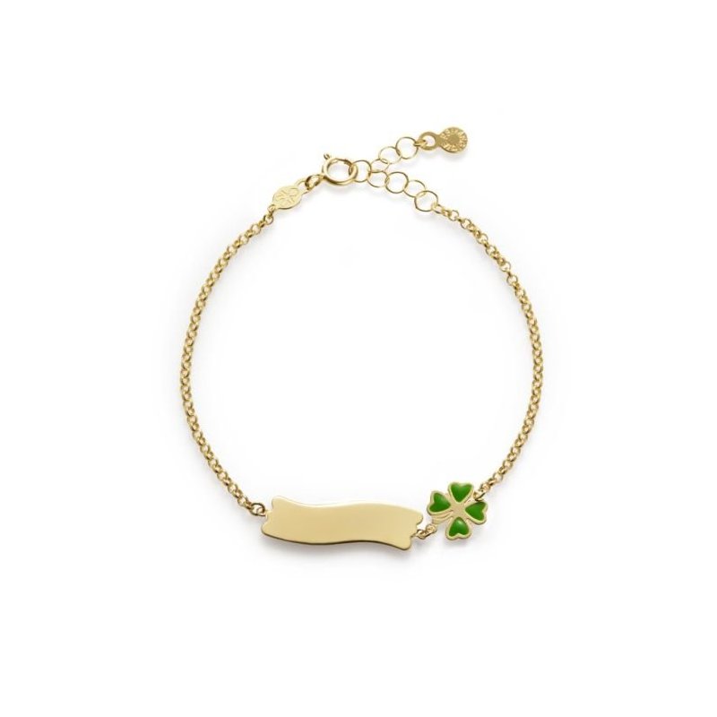 Le Bebe' - Bracciale Fortuna - Oro Giallo - Quadrifoglio