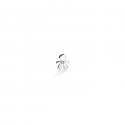 Le Bebe' - Orecchino Sagoma Bimbo - Oro Bianco - Diamante