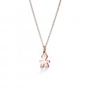 Le Bebe' - Ciondolo Sagoma Bimbo - Oro Rosa - Diamanti