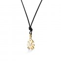Le Bebe' - Ciondolo Sagoma Bimba - Oro Giallo - Diamanti