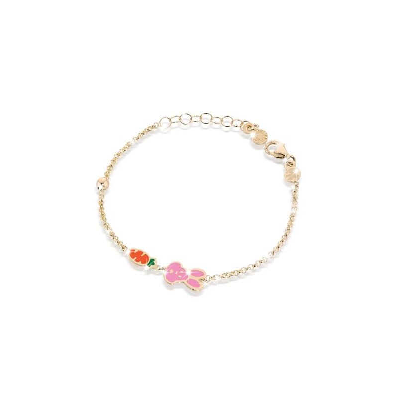 Le Bebe' - Bracciale Fortuna - Oro Giallo - Coniglietto