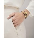 Misani - Bracciali B2002 - Cuoio - Oro E Argento