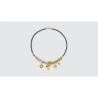 Misani - Collana C2119 - Oro E Quarzo Lemon