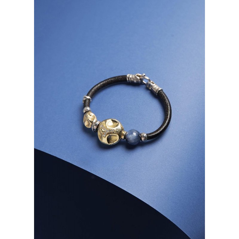 Misani - Bracciale B2105 - Cuoio E Argento