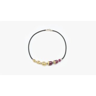 Misani - Collana C2156Ru - Oro E Rubini